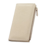 Leather Card Holder Wallet with RFID Blocking and Multiple Color Options - Teleplus in Colors