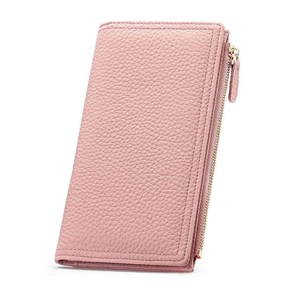 Leather Card Holder Wallet with RFID Blocking and Multiple Color Options - Teleplus in Colors