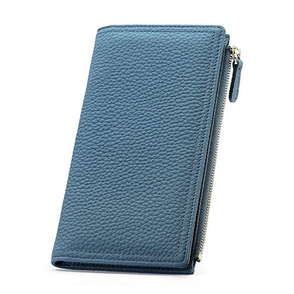 Leather Card Holder Wallet with RFID Blocking and Multiple Color Options - Teleplus in Colors