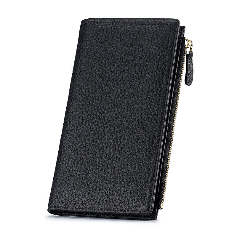 Leather Card Holder Wallet with RFID Blocking and Multiple Color Options - Teleplus in Colors
