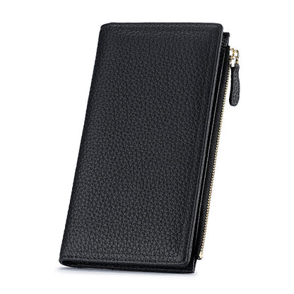 Leather Card Holder Wallet with RFID Blocking and Multiple Color Options - Teleplus in Colors