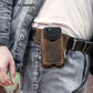 Leather Card Strap Mobile Phone Case - Leather Card Strap Phone Case for iPhone Models