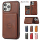 Leather Case Card with Magnetic Wallet Protection and Insertion Feature - for Your Stylish leather case card insertion