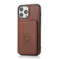 Leather Case Card with Magnetic Wallet Protection and Insertion Feature - for Your Stylish leather case card insertion