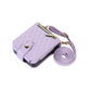 Leather Case Slung with Colorful Short and Long Shoelace Phone Cover Zipper - Shoulder leather case slung shoulder