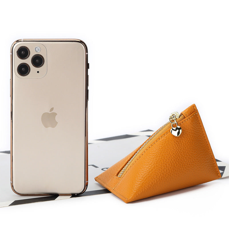 Leather Coin Purse with Layer Cowhide in Multiple Colors for Women US and CHF - Stylishly Small Expenses united states