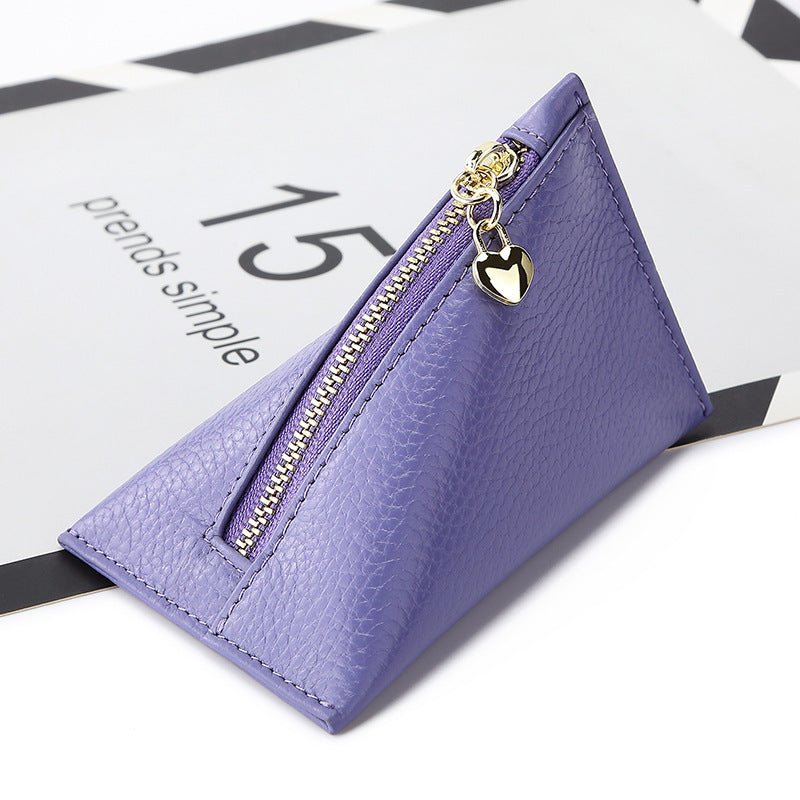 Leather Coin Purse with Layer Cowhide in Multiple Colors for Women US and CHF - Stylishly Small Expenses united states