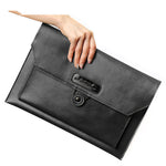 Leather Computer Bag for Laptops Breathable Cowhide Case Sleeve - Teleplus computer bag
