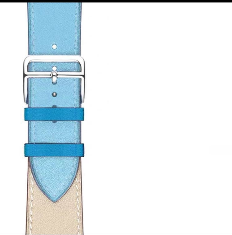 Leather Connecting Wristband in Various Colors for Stylish Wear - All Wrist Sizes leather connecting wristband