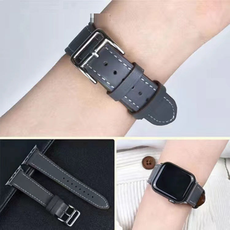 Leather Connecting Wristband in Various Colors for Stylish Wear - All Wrist Sizes leather connecting wristband