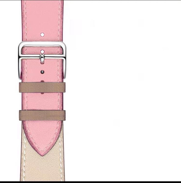 Leather Connecting Wristband in Various Colors for Stylish Wear - All Wrist Sizes leather connecting wristband