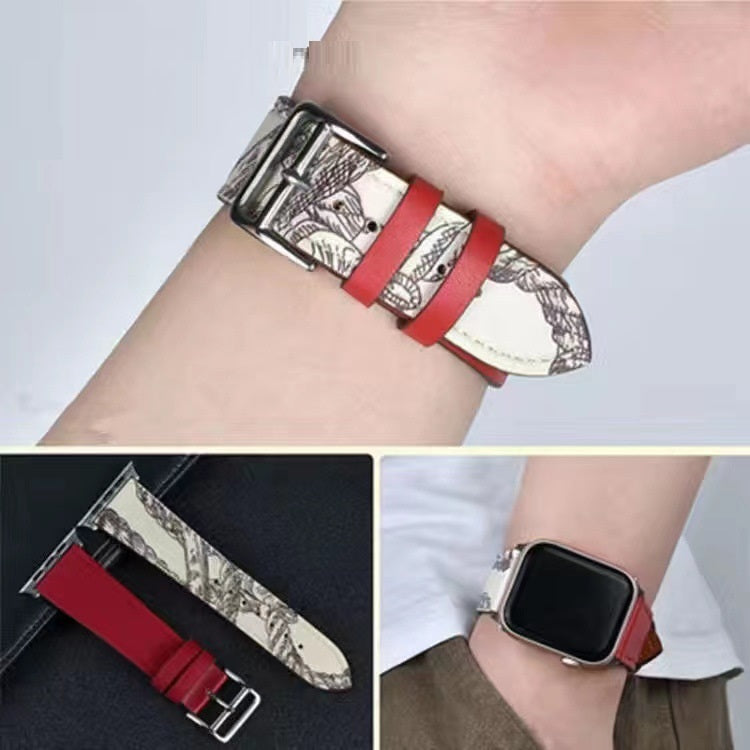Leather Connecting Wristband in Various Colors for Stylish Wear - All Wrist Sizes leather connecting wristband