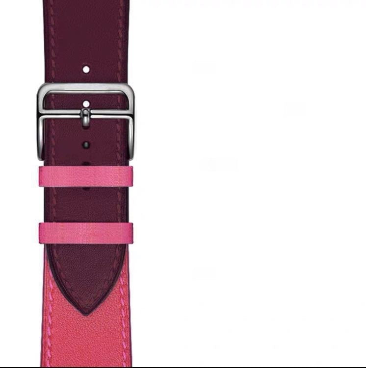 Leather Connecting Wristband in Various Colors for Stylish Wear - All Wrist Sizes leather connecting wristband