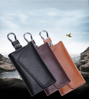 Leather Cortical Bovine Wallet with Large Capacity for United States Buyers - Key Case Lychee Lovers united states chf