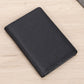 Leather Cowhide Card Holder for Men Women Urban Minimalist Stylish Black Brown - Teleplus leather cowhide card holder