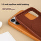 Leather Drop-Resistant Anti-Wear Magnetic Business Case for iPhone 14 Series - iphone14 series magnetic business