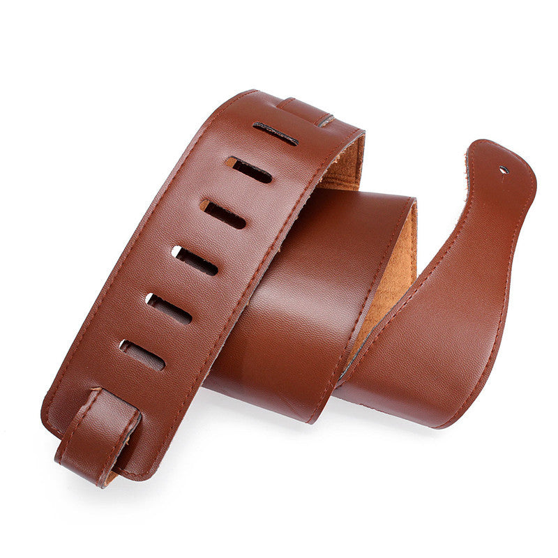 Leather guitar strap musical instrument accessories - Leather Guitar Strap for Electric and Acoustic Guitars