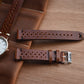 Leather Handmade Strap with Ventilated Design for Durable Comfort - crazy horse leather handmade strap