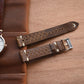 Leather Handmade Strap with Ventilated Design for Durable Comfort - crazy horse leather handmade strap