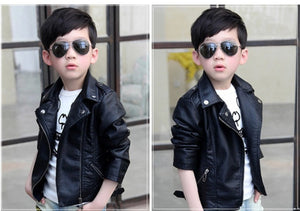Leather Jacket with PU Collar and Velvet Lining for United States - united states chf leather jacket