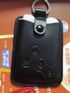 Leather Key Chain BL-122 Black Koleo Automobile Packing for United States and CHF - Snazzy Cover So Keys Don’t Go Rogue