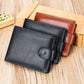 Leather Layer Cowhide Wallet with Polyester Cotton Lining - leather layer cowhide polyester cotton lining wallet