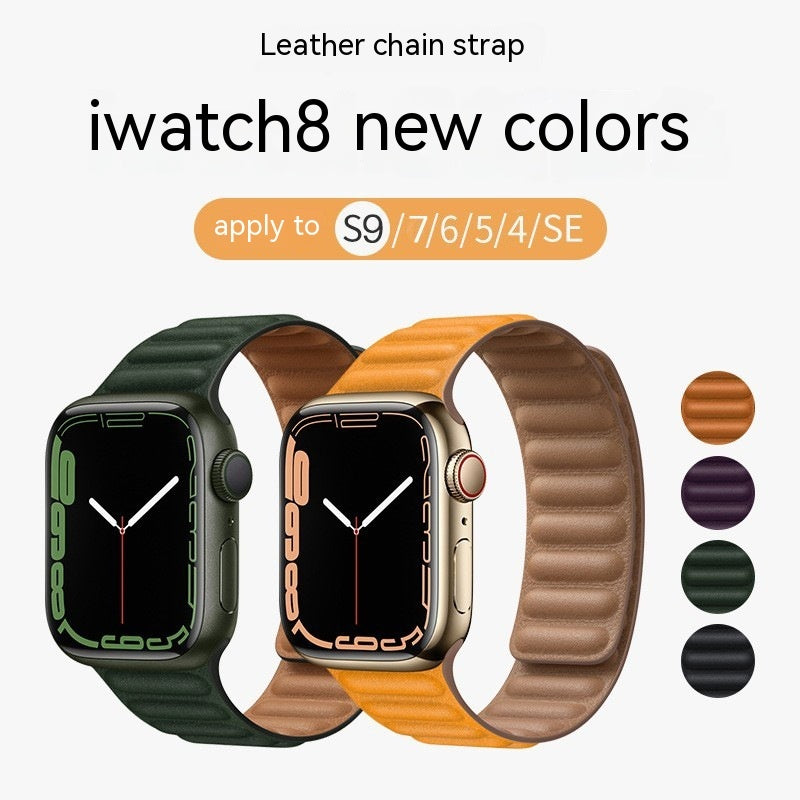 Second Generation PU Watch Strap for CHF United States - Leather Loop Magnetic united states chf second generation