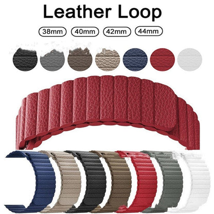 Leather Magnetic Absorption Leather Strap - Leather Magnetic Absorption Strap for Apple Watch