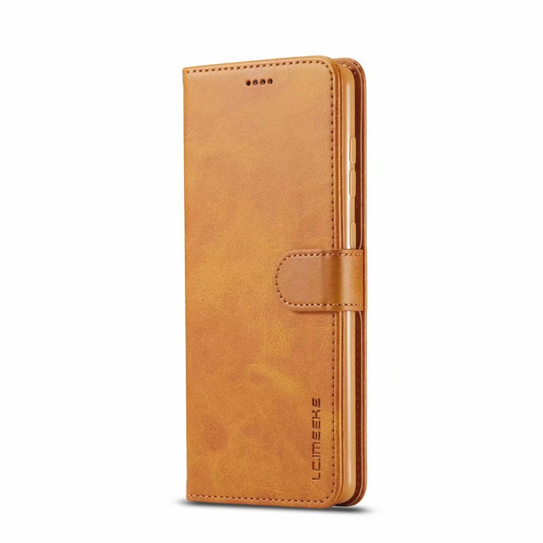 Leather Magnetic Calf Pattern Leather Case - Leather Magnetic Calf Pattern Phone Case for All Models