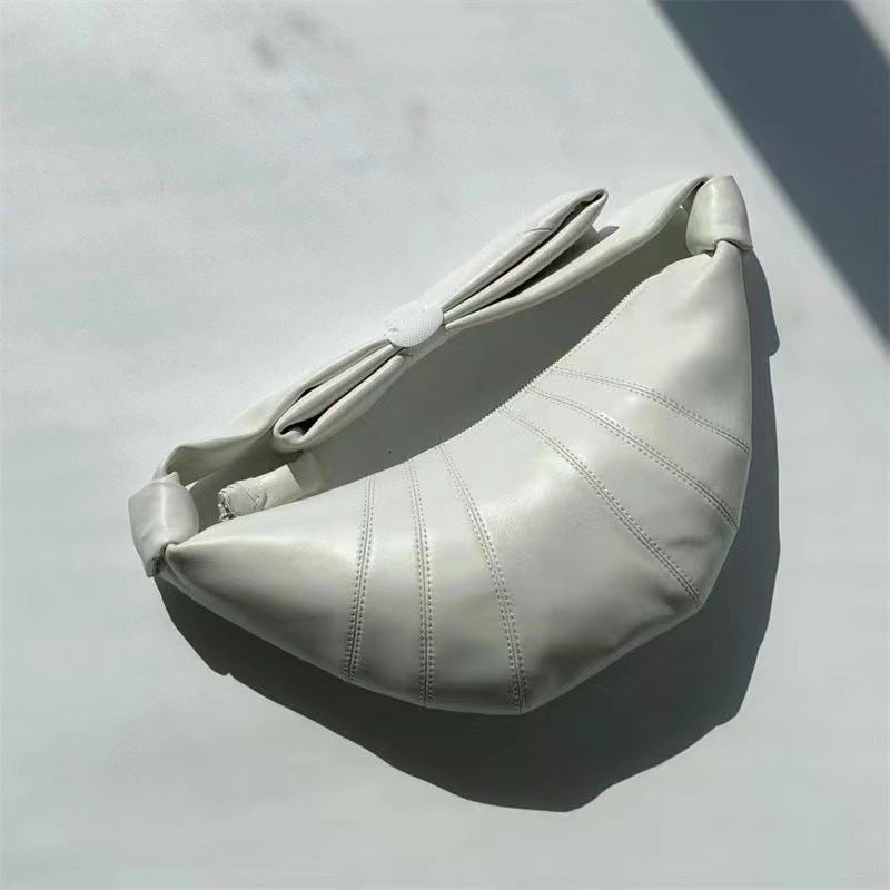 Leather Niche Daily Sheepskin Dumpling Bag in Multiple Colors - sheepskin dumpling bag fashion leather niche daily