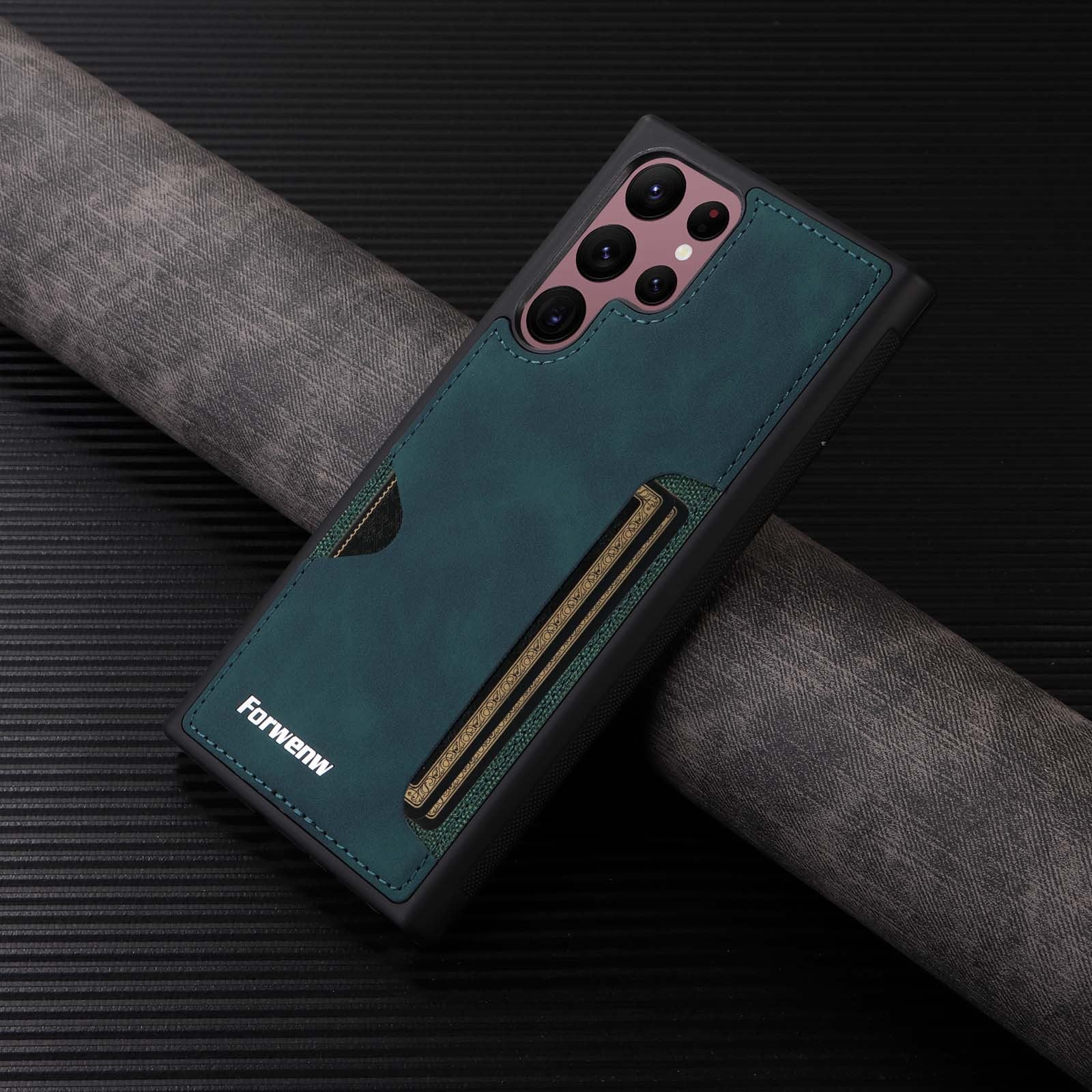 Leather Phone Case A54 Protective with Card Slot Retro Business Style - Teleplus phone case a54 protective