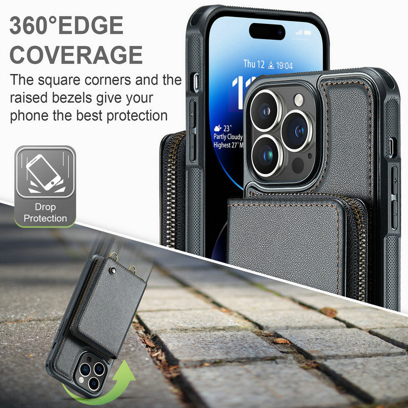 Leather Phone Case Compatible with Apple Phones in Multiple Colors - Teleplus leather phone case apple phones