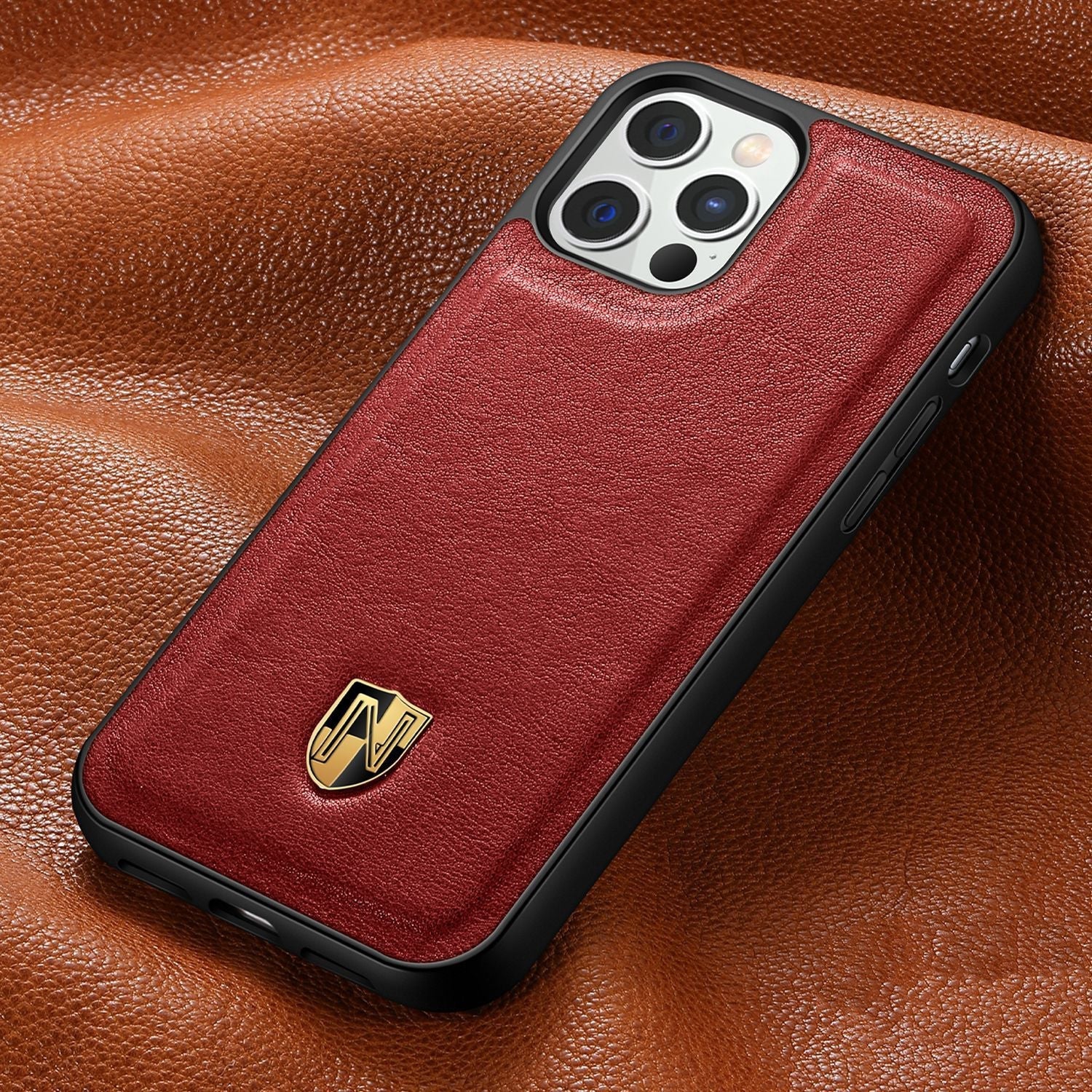 Leather Phone Case Luxury Top Layer Leather - Luxury Top Layer Leather Phone Case with Exquisite Packaging