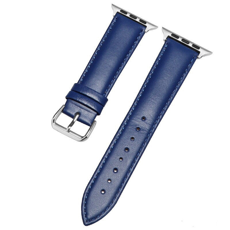 Leather pin buckle strap - Leather Pin Buckle Strap for Apple Watch Accessories