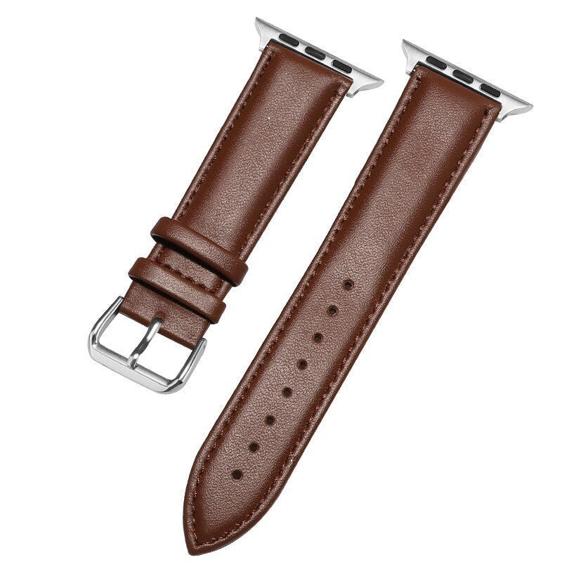 Leather pin buckle strap - Leather Pin Buckle Strap for Apple Watch Accessories