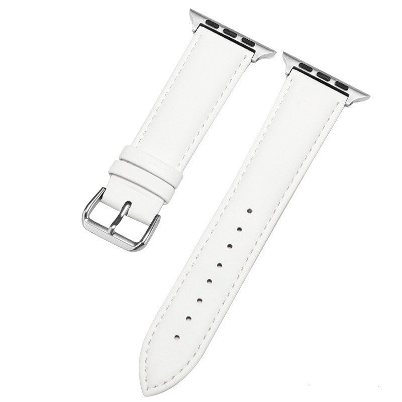 Leather pin buckle strap - Leather Pin Buckle Strap for Apple Watch Accessories