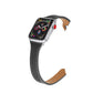 Leather reduced car line watch strap - Leather Reduced Car Line Watch Strap for Apple Watch