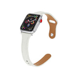 Leather Reduced Car Line Watch Strap for Apple Models 1-4 - leather reduced car line watch strap