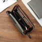 Leather Retro Wallet with Layer Cowhide and Antibacterial Design - Get Stylish First Wallets united states chf layer