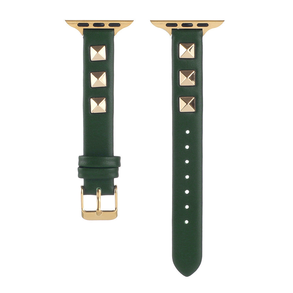 Leather Rivet Fashion Iwatch7 Watch Strap - Leather Rivet Fashion iWatch 7 Watch Strap Options