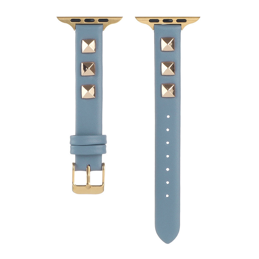 Leather Rivet Fashion Iwatch7 Watch Strap - Leather Rivet Fashion iWatch 7 Watch Strap Options