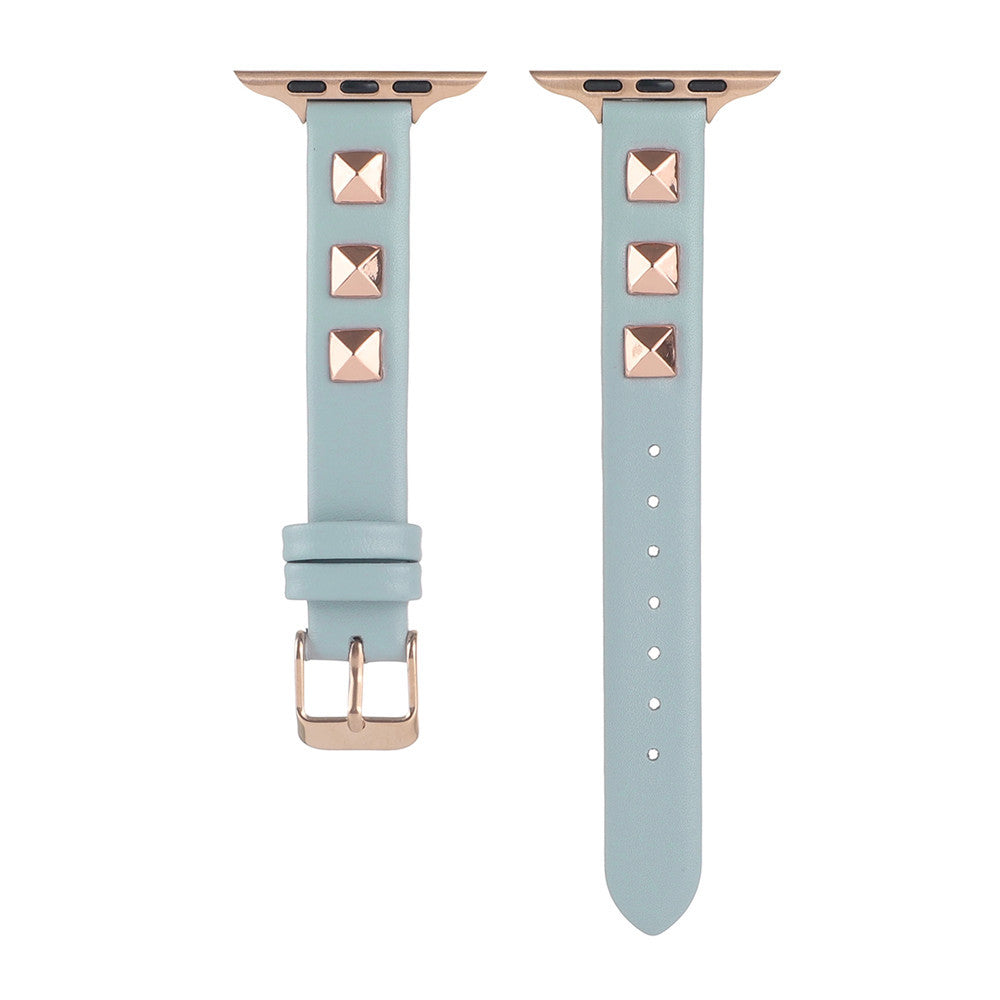 Leather Rivet Fashion Iwatch7 Watch Strap - Leather Rivet Fashion iWatch 7 Watch Strap Options