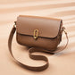 Leather Shoulder Bag Crossbody with Sandwich Pocket Details - Teleplus crossbody leather shoulder bag