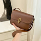 Leather Shoulder Bag Crossbody with Sandwich Pocket Details - Teleplus crossbody leather shoulder bag
