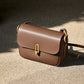 Leather Shoulder Bag Crossbody with Sandwich Pocket Details - Teleplus crossbody leather shoulder bag