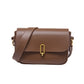 Leather Shoulder Bag Crossbody with Sandwich Pocket Details - Teleplus crossbody leather shoulder bag