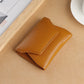 Leather Small Coin Purse Cowhide for Men and Women Japanese Card Holder - Laughing at Pennies with Our japanese coin