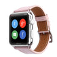 Leather smart watch strap - Leather Smart Watch Strap for Apple Watch 38mm 42mm