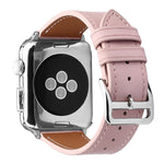 Leather smart watch strap - Leather Smart Watch Strap for Apple Watch 38mm 42mm