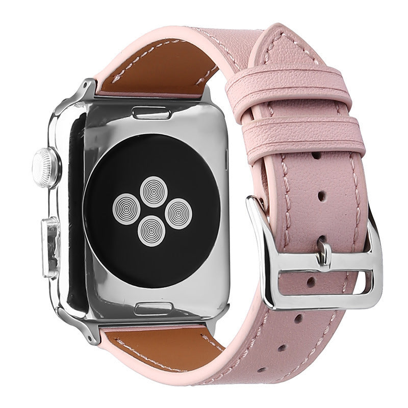 Leather smart watch strap - Leather Smart Watch Strap for Apple Watch 38mm 42mm